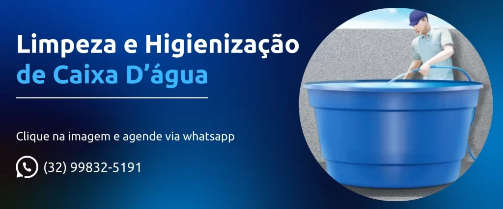 Limpeza de caixa dágua